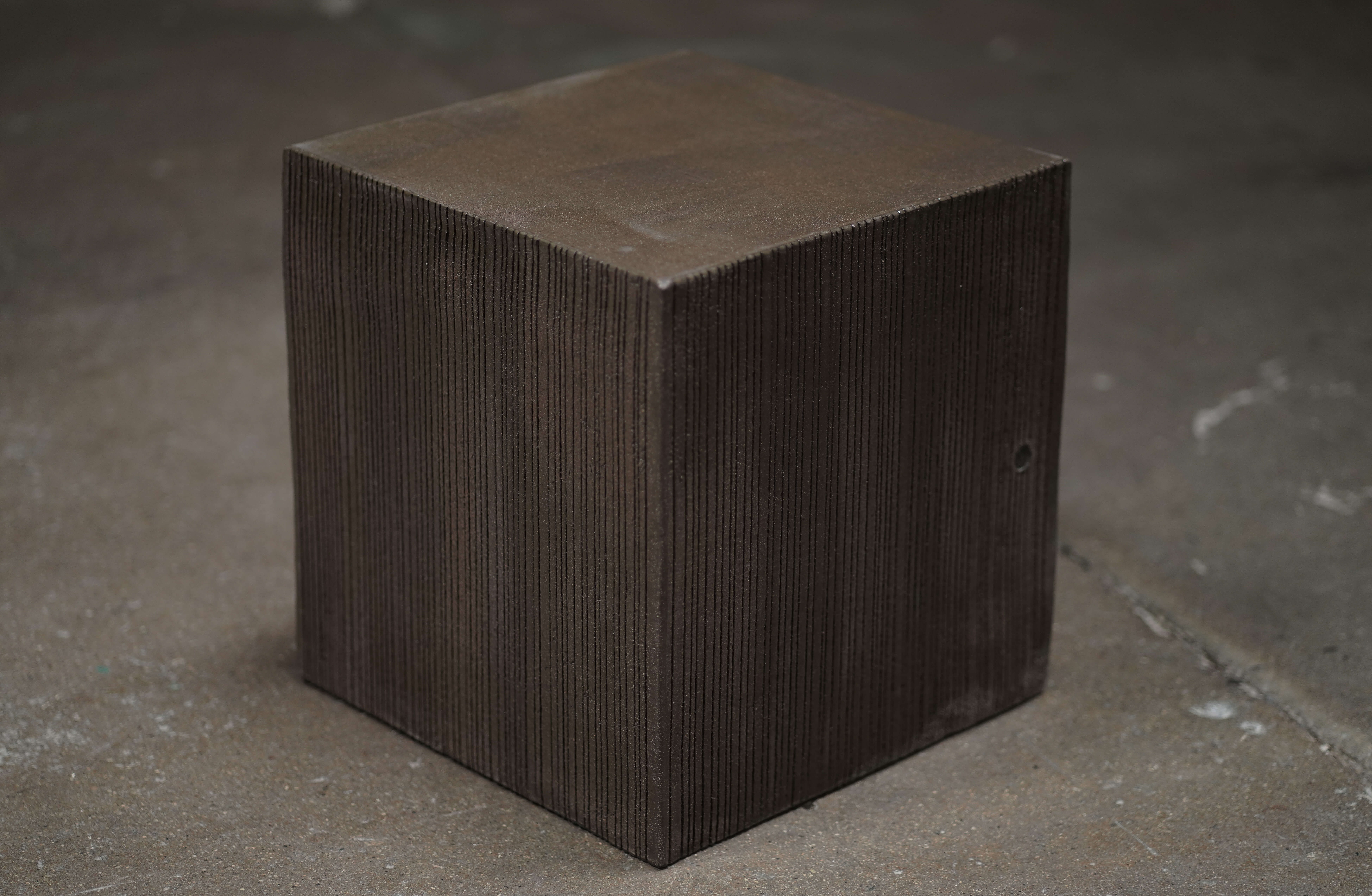 Ceramic Block Side Table