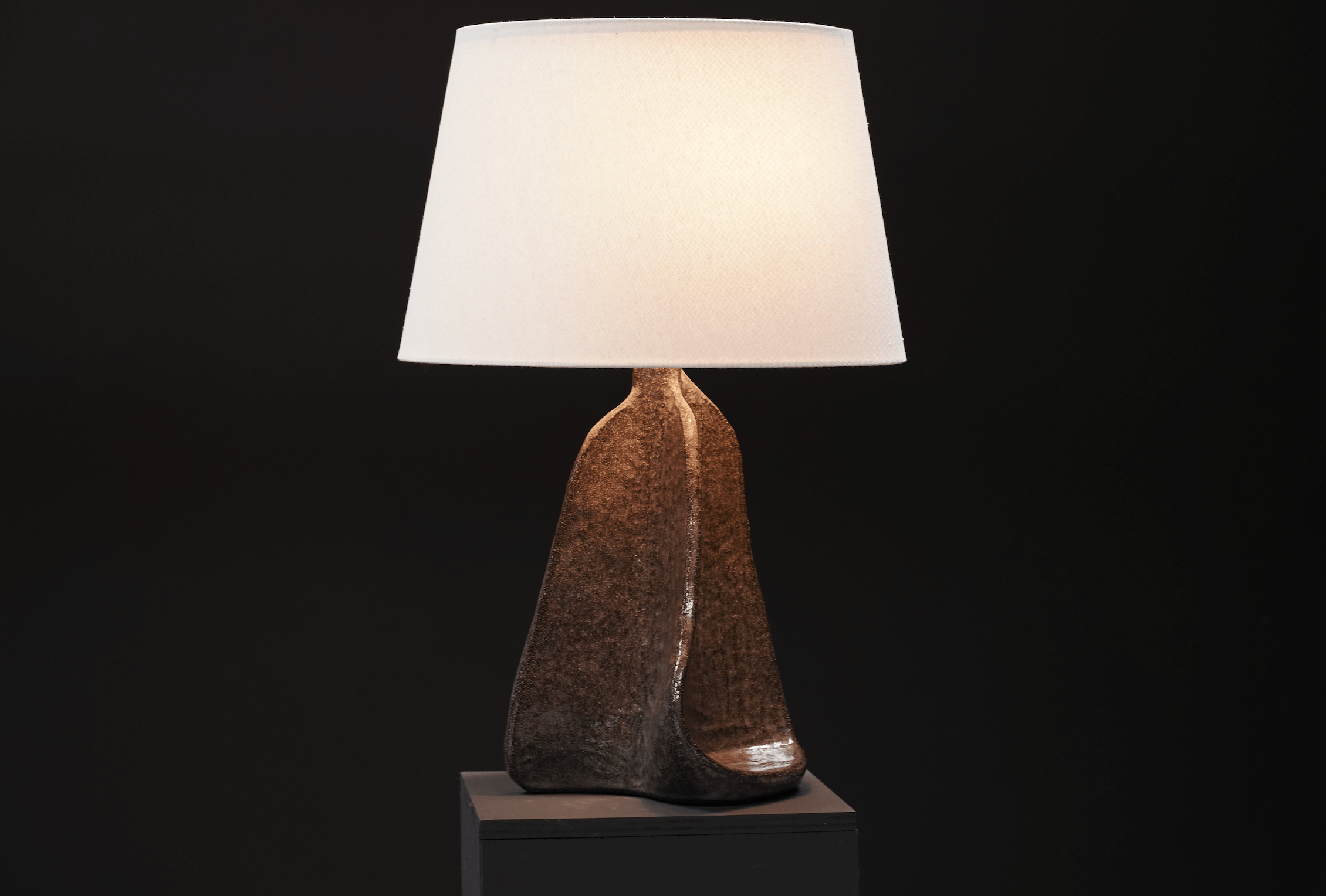 Flux Lamp, Smoke Glaze