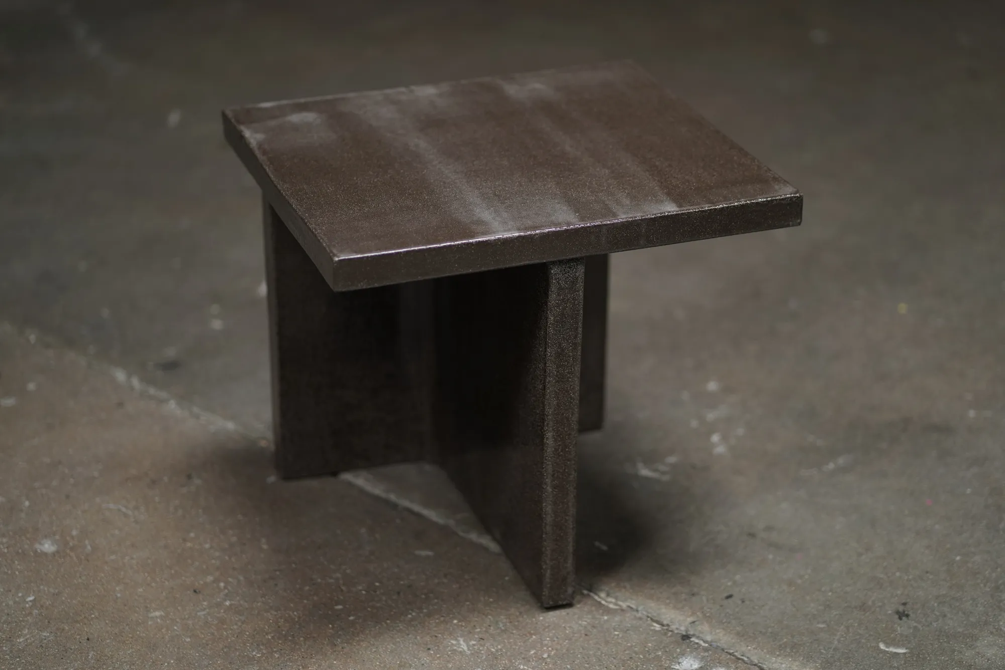 Ceramic T Base Side Table