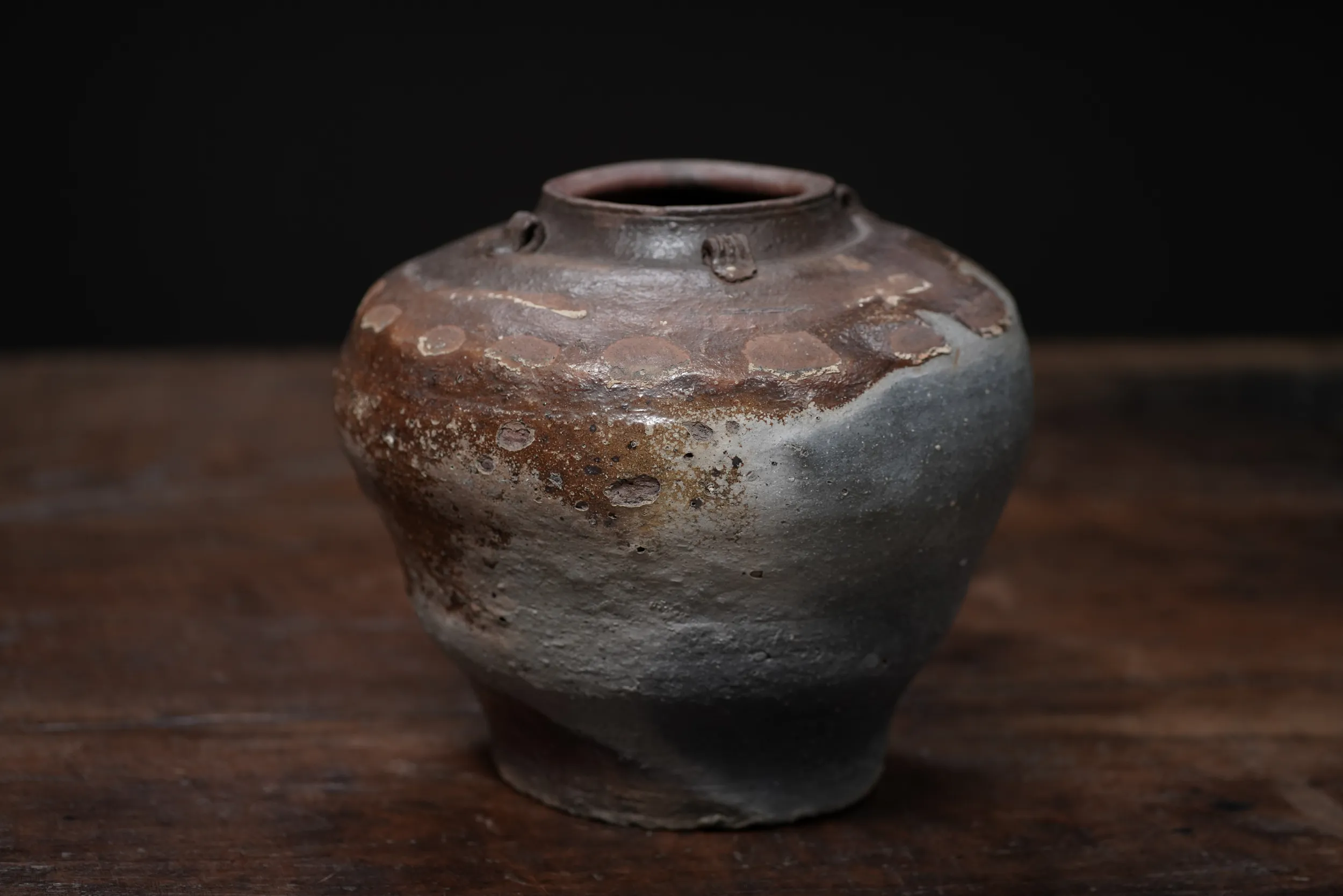 Japanese Tsubo with Top Detail  