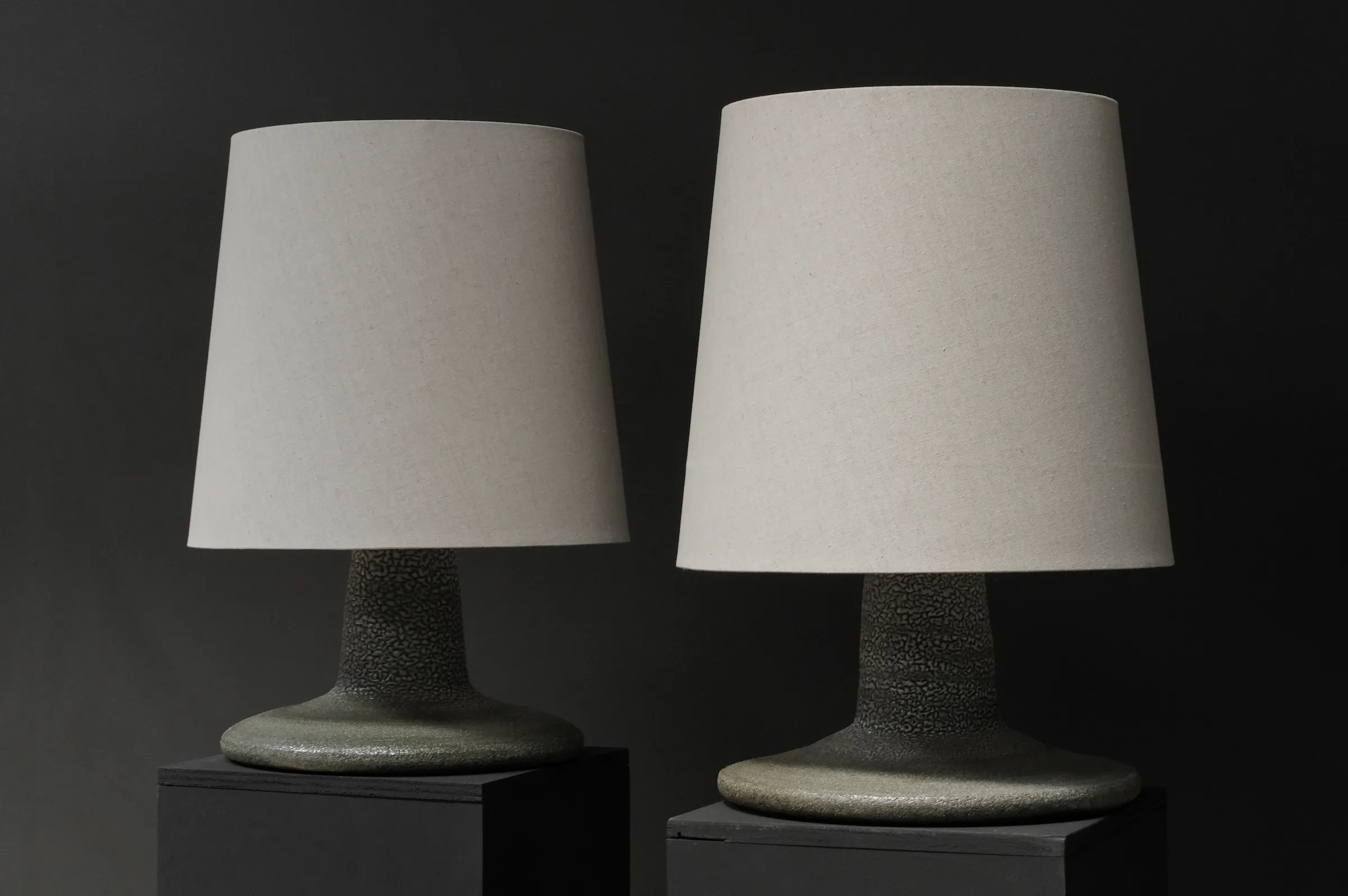 Green Textured Lamp