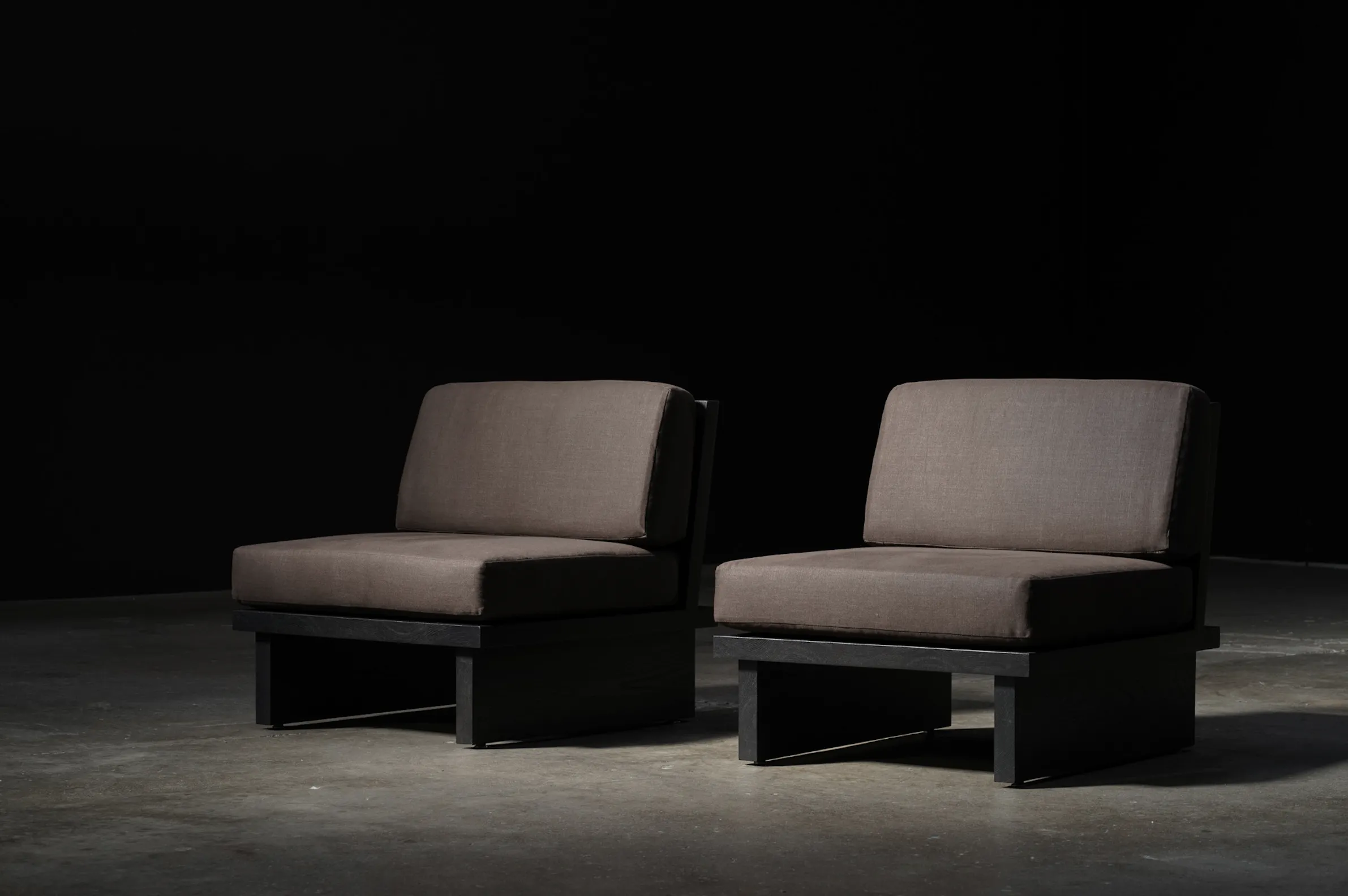 BASK Oak Lounge Chairs, by Studio Vushyan
