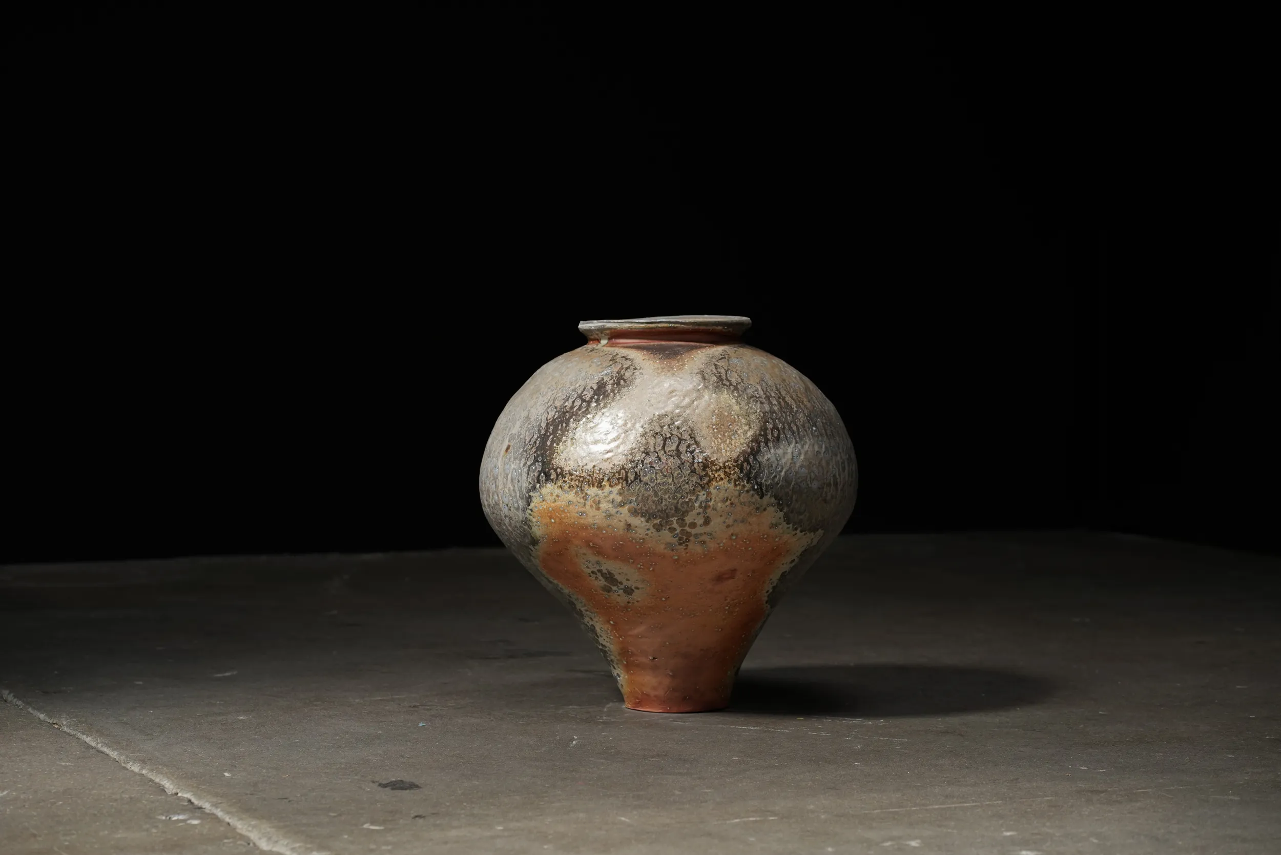 Fired Porcelain Vessel, Canyon