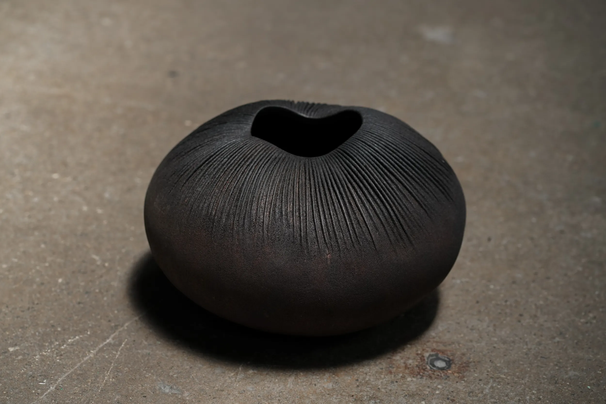Shaped Leather Bowl, Japan