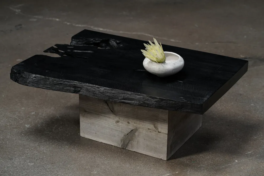 Cashew Block Base Table