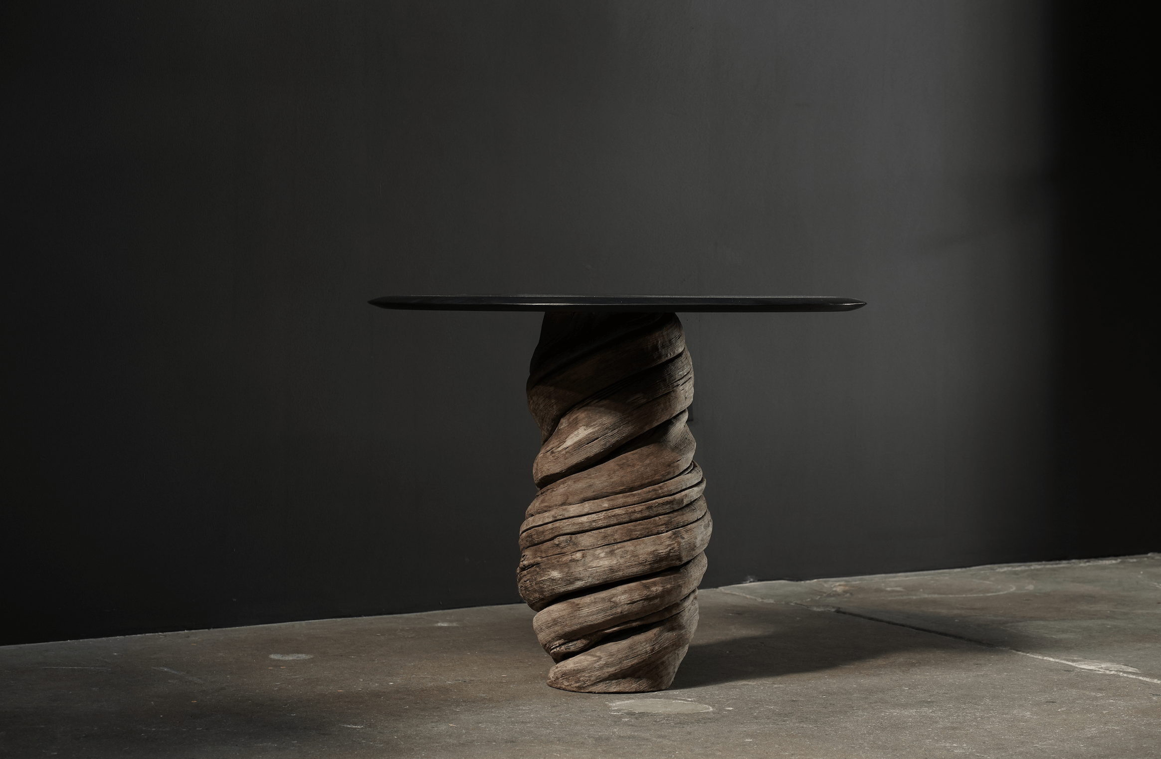 Twist Cashew Side Table