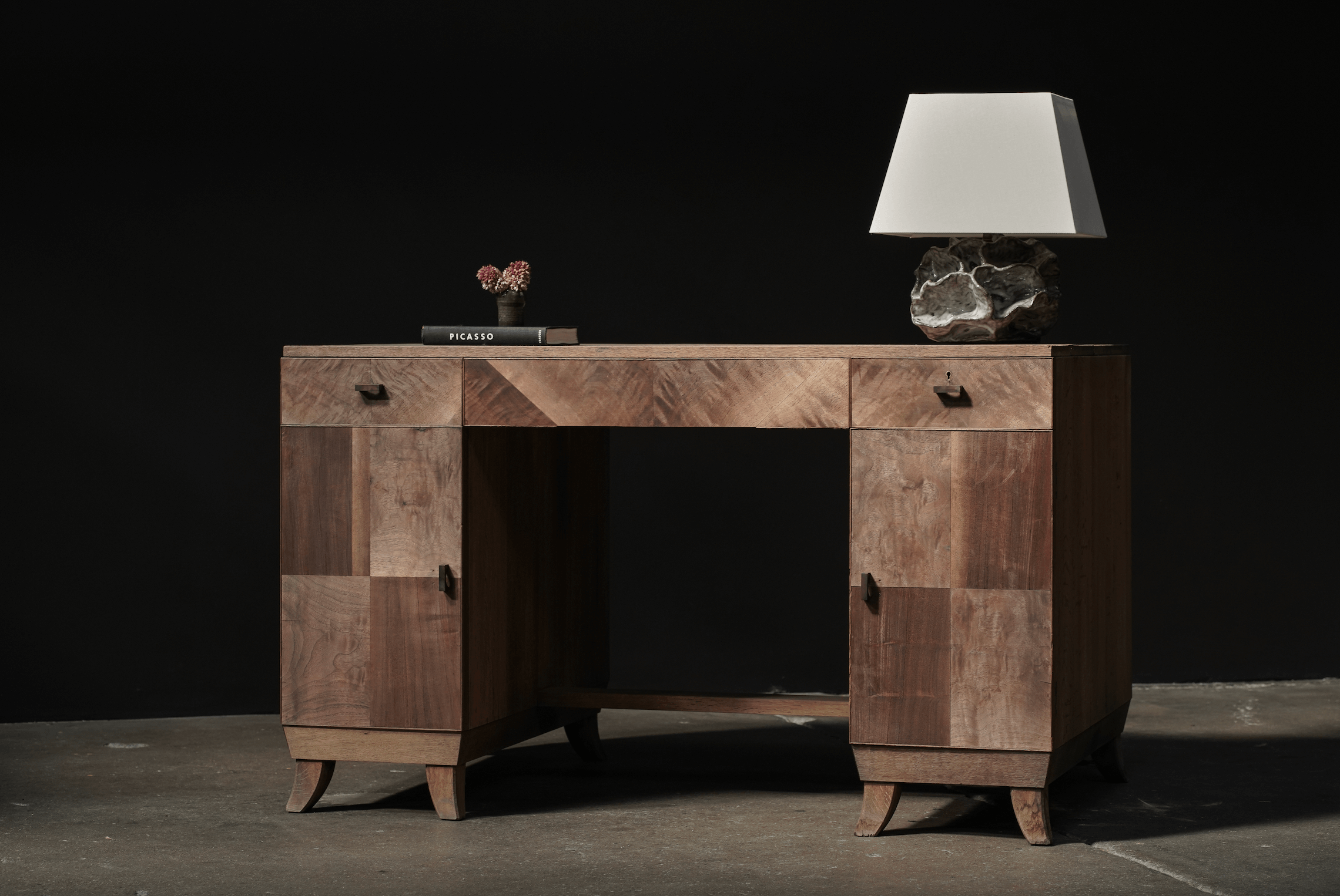 Natural Wood Desk, Japan 