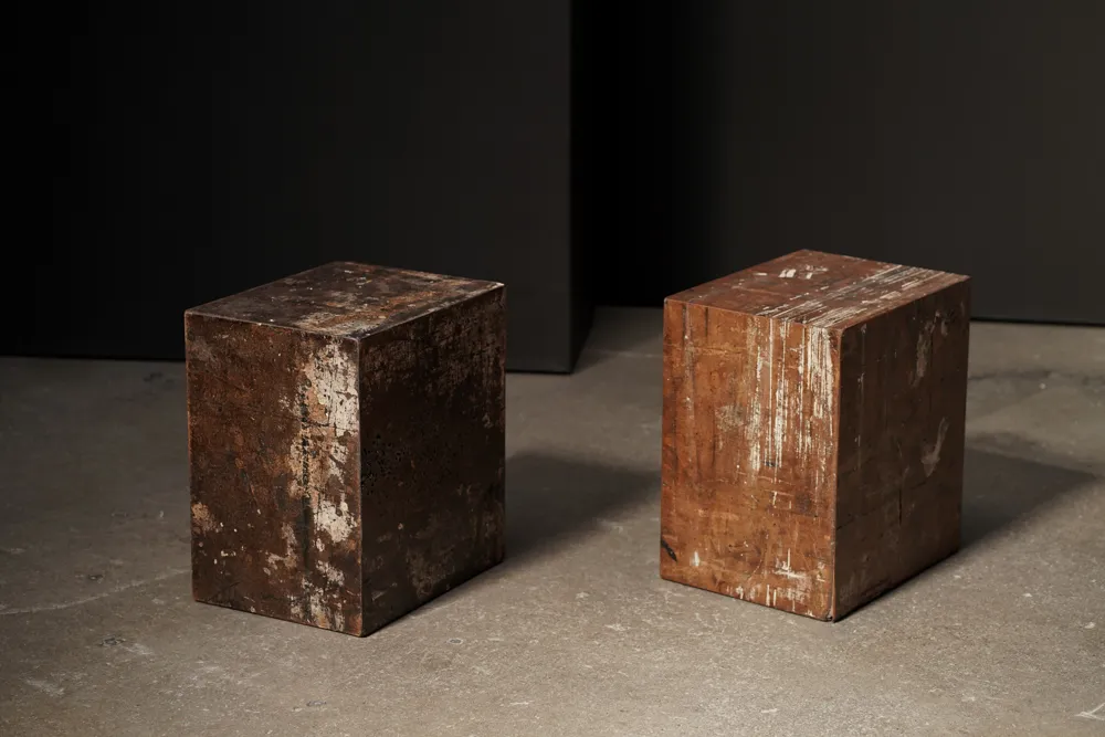 Aged Block Tables, Belgium