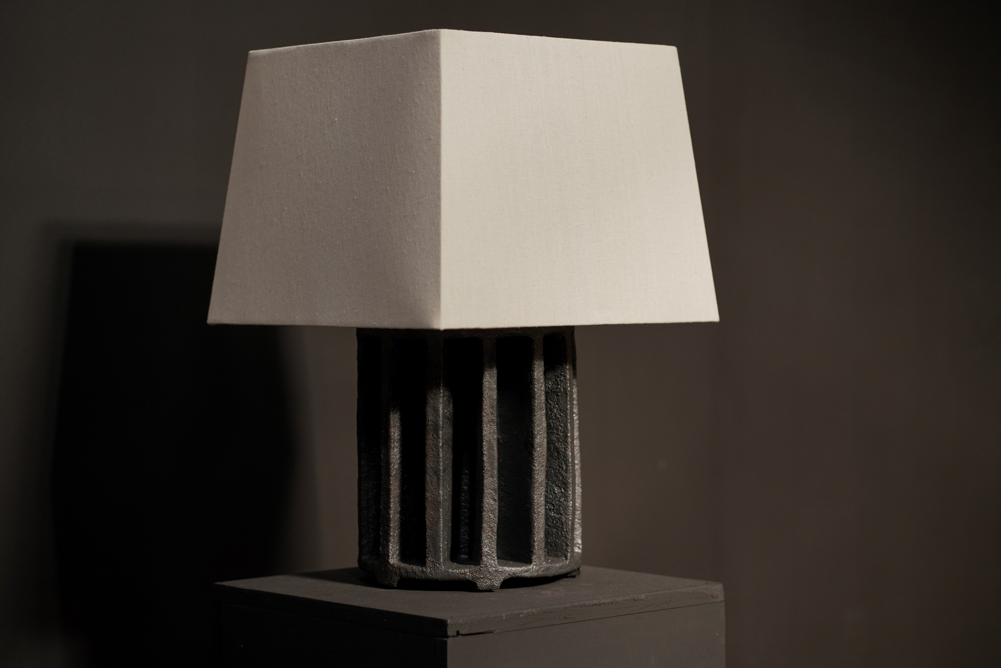 “I” Lamp, Charcoal 