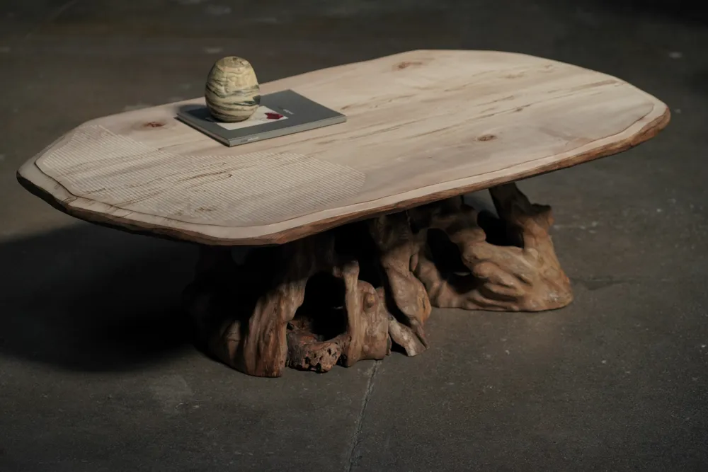 Ripple Coffee Table, Chestnut