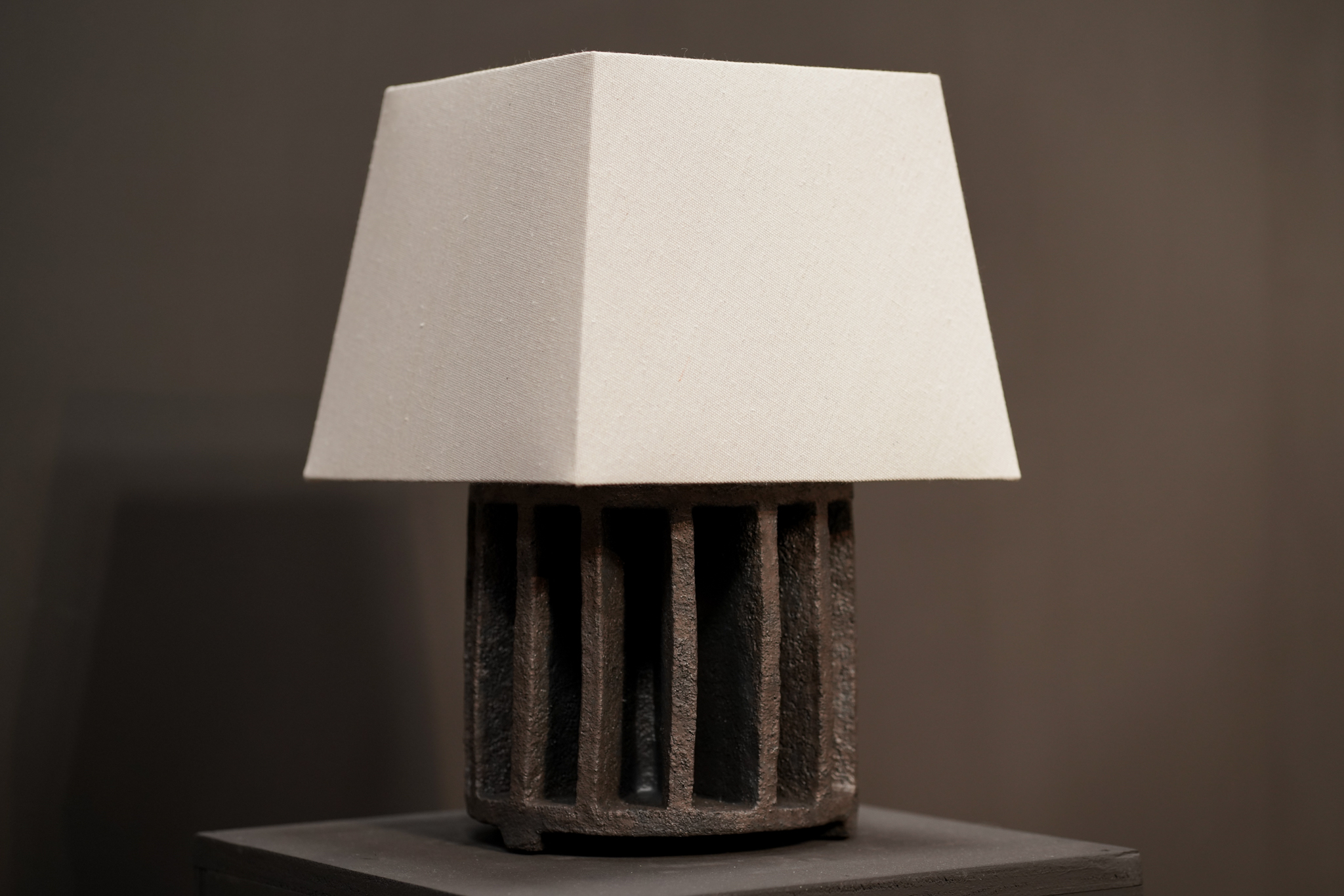 “I”  Lamp, Charcoal