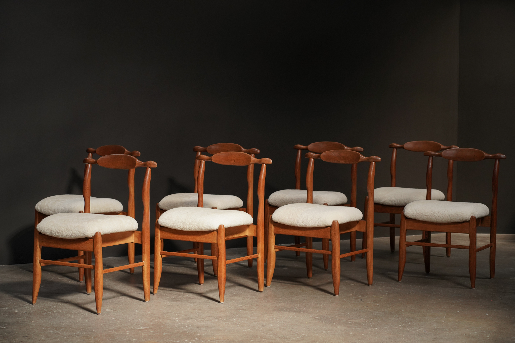 Chambron Dining Chairs - Set of 8, Shearling