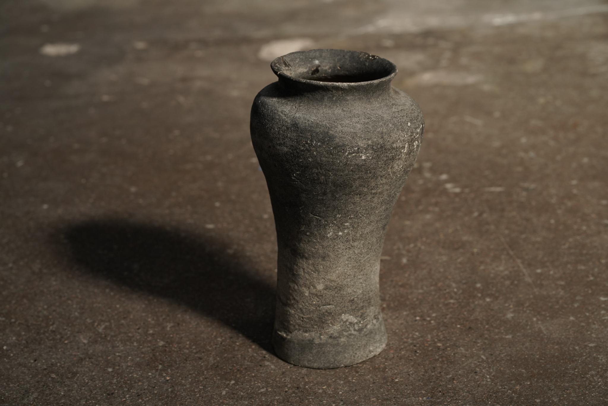 Grey Clay Vase