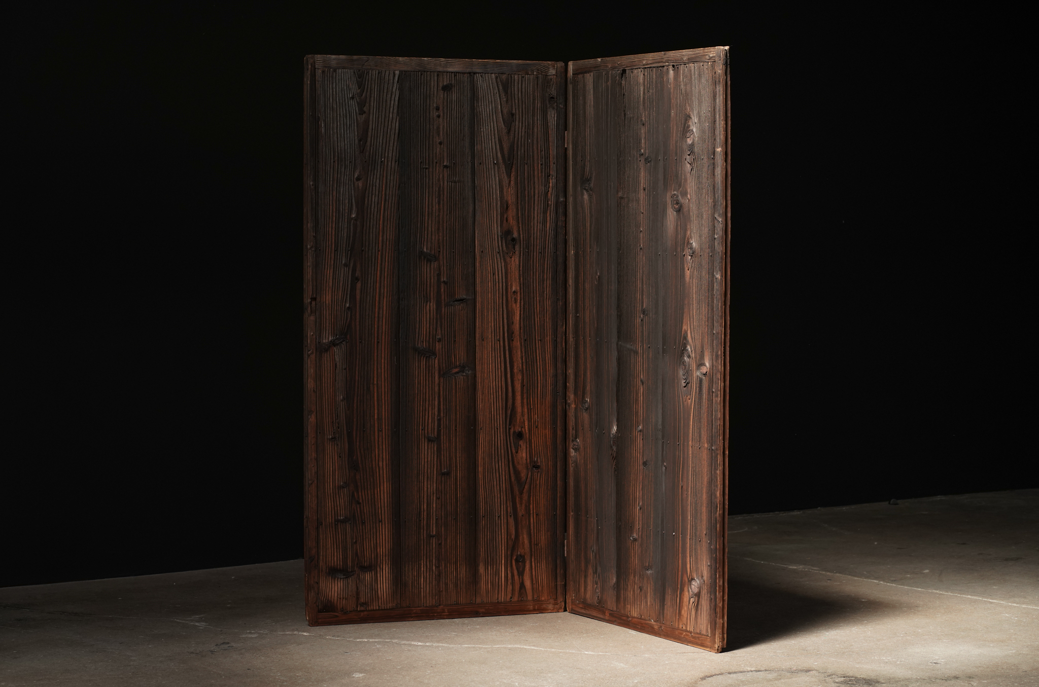 Charred Wood Screen