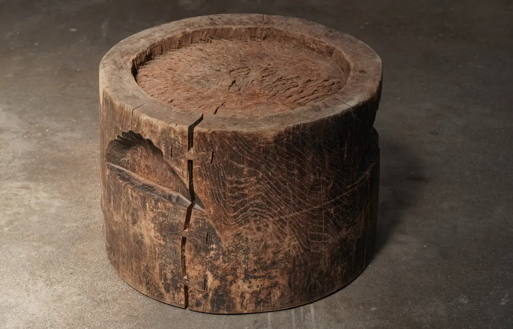 Chiseled Top Side Table