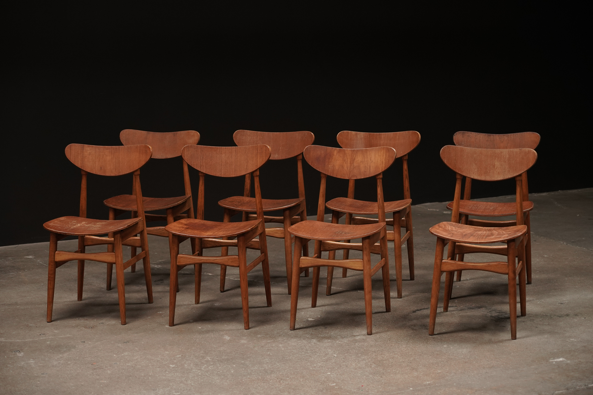 Set of 8 Danish Dining Chairs