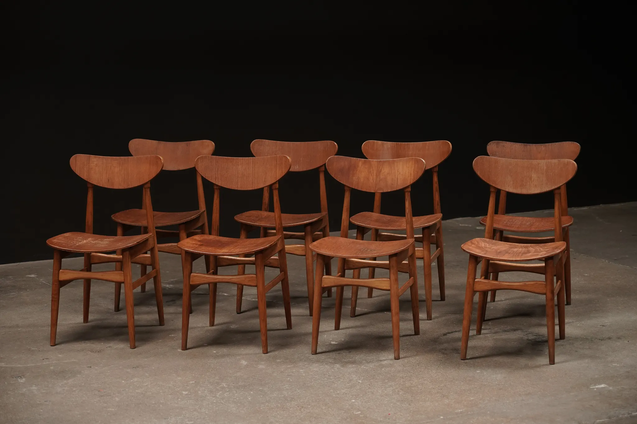 Set of 8 Danish Dining Chairs