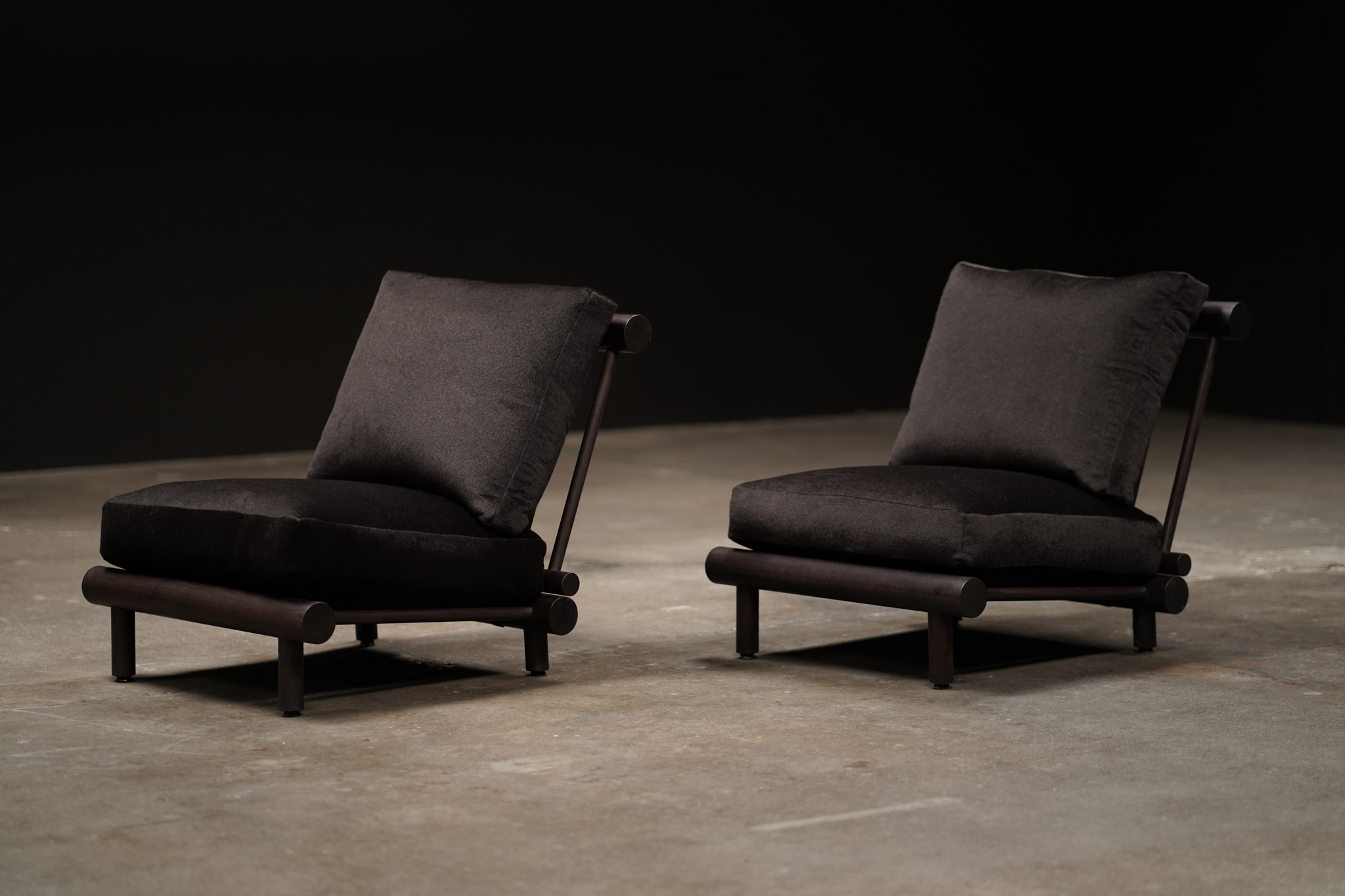 Pair of Charlotte Perriand Chairs "La Cachette", France