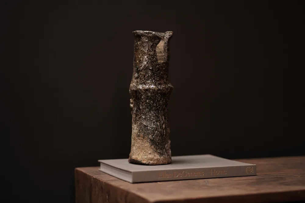 Textured Ceramic Vase, Japan