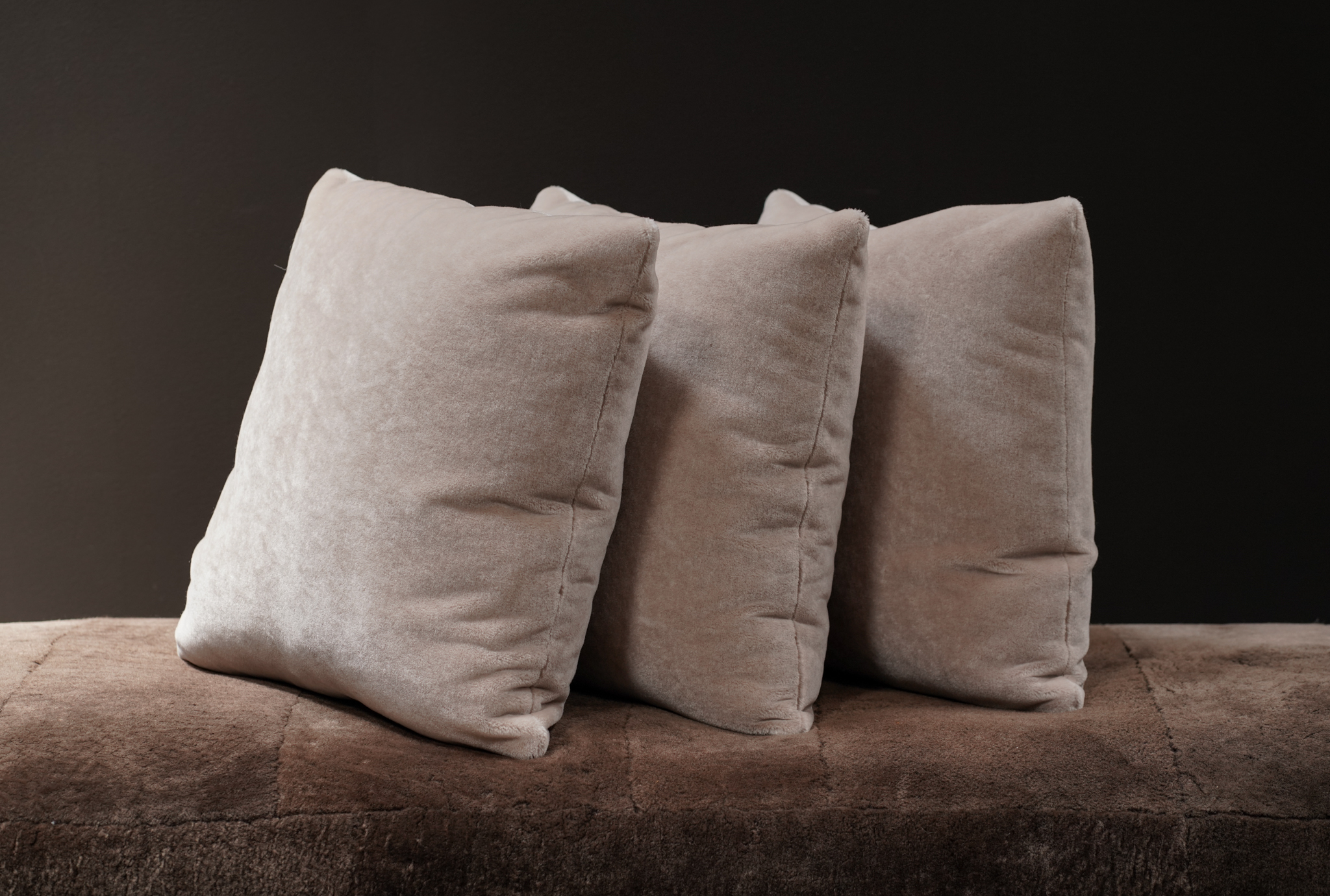 Mohair Pillow, Pearl