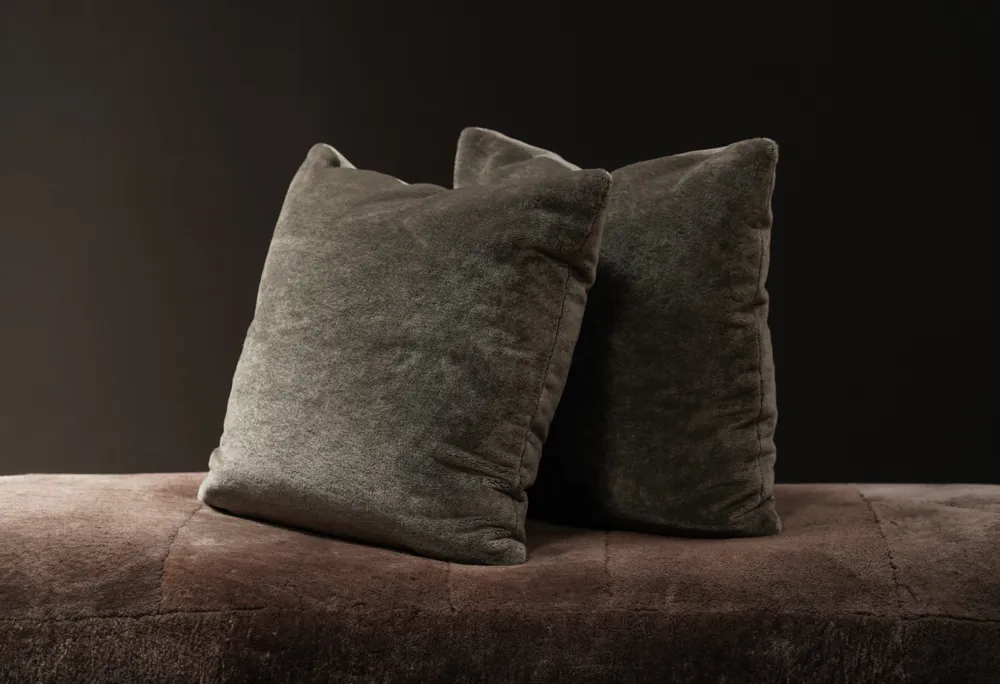 Mohair Pillow, Sage