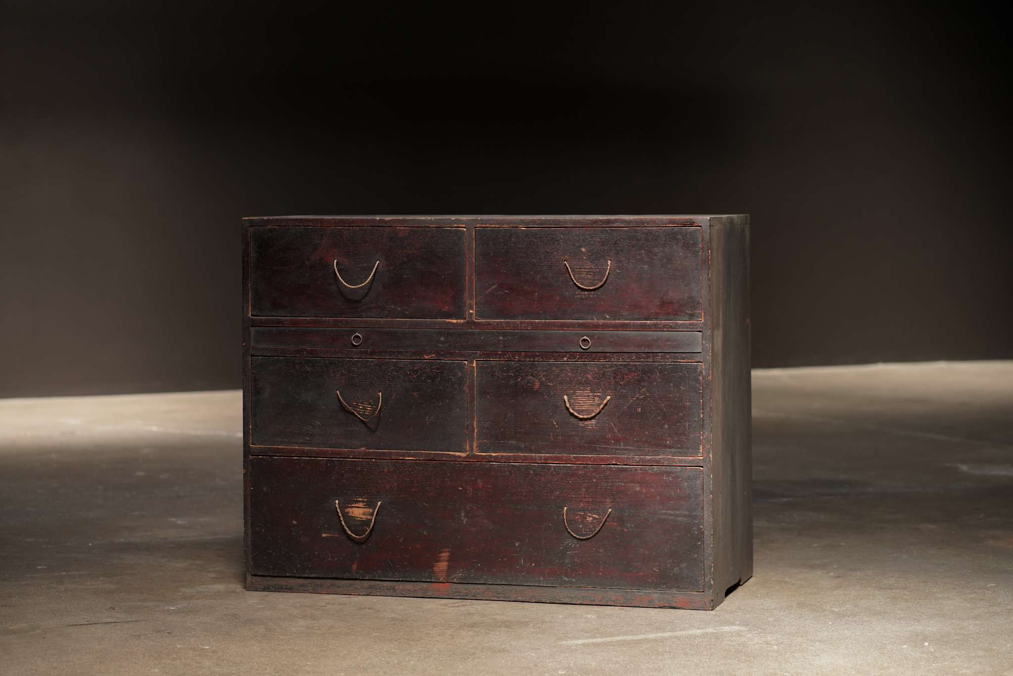 Dark Brown Chest of Drawers, Japan