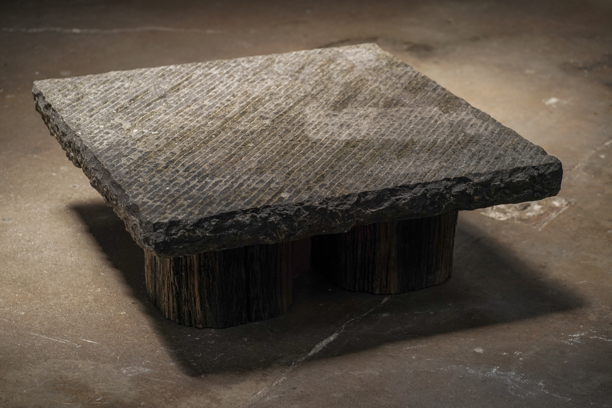 Chiseled Stone Coffee Table 
