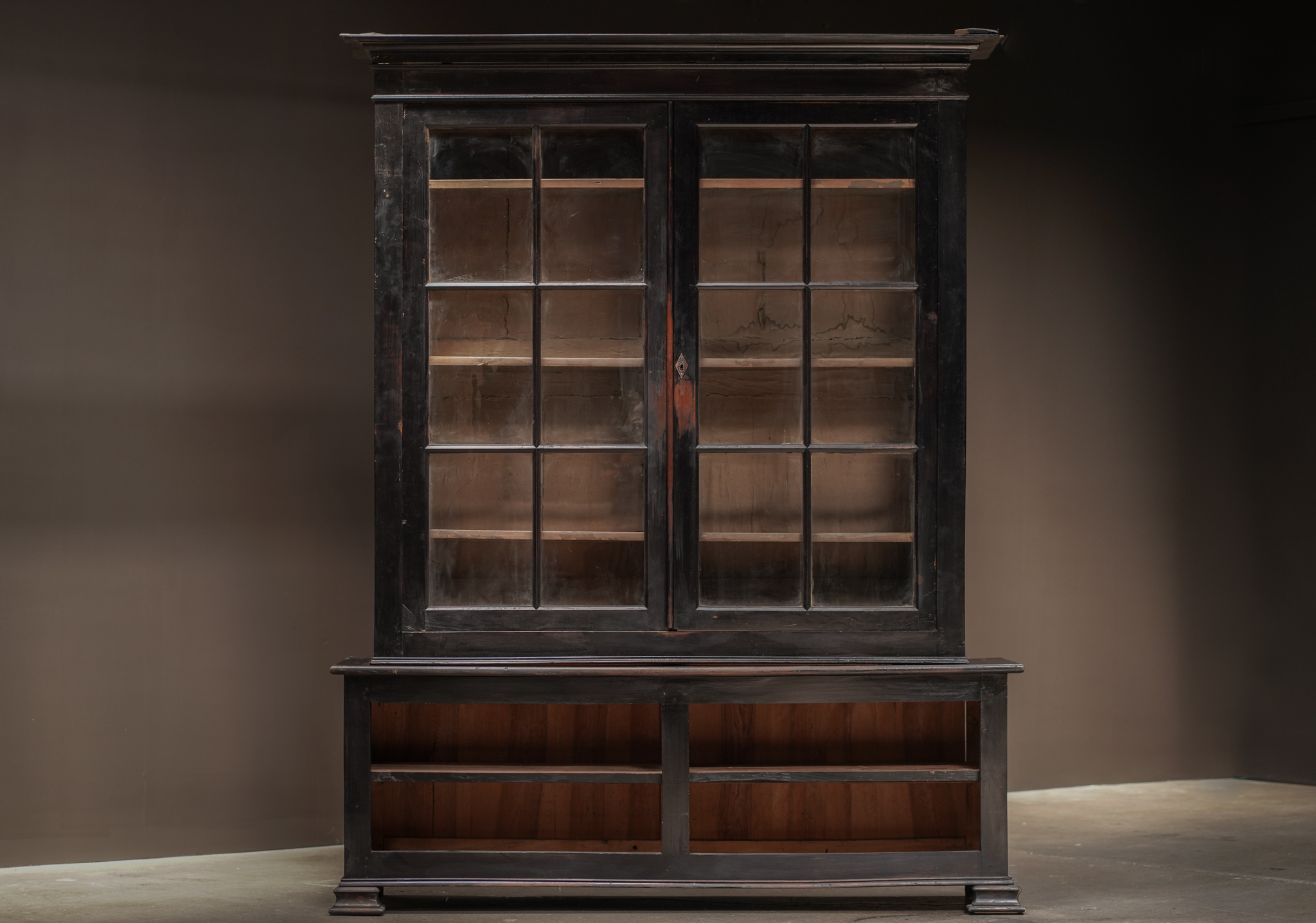 Elegant French Glass Cabinet