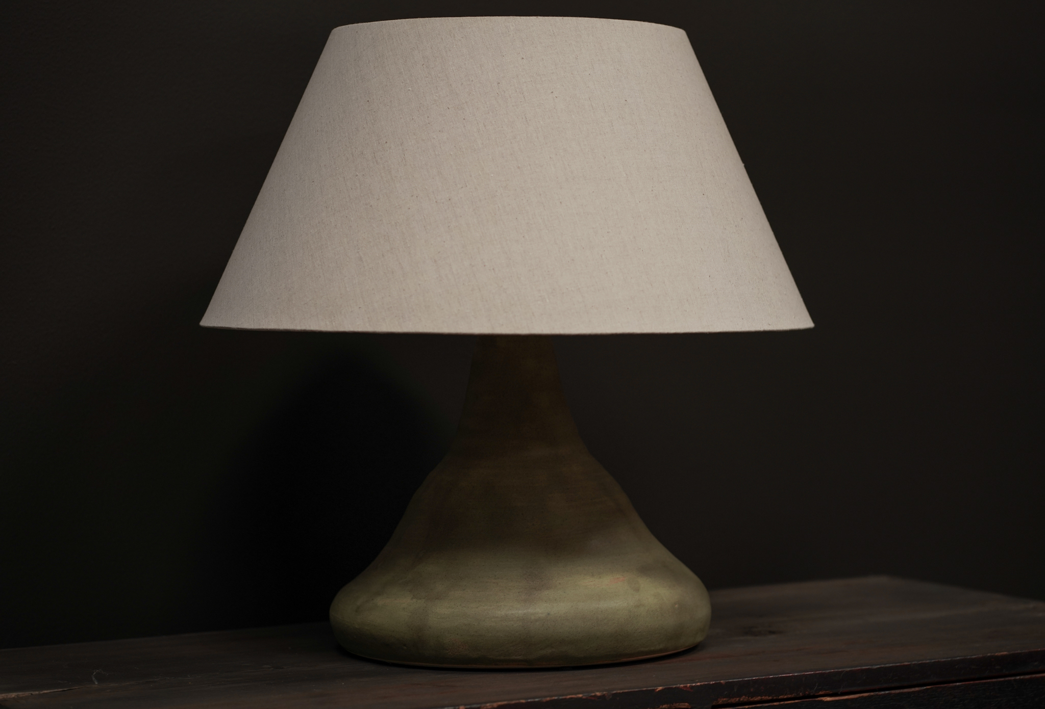 Ceramic Lamp, Moss