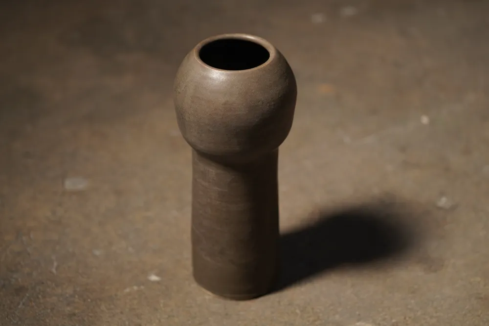 Ceramic Vase, Moss - Tall