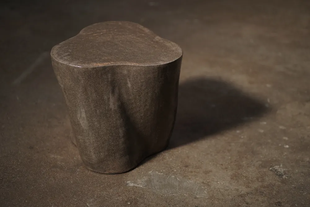 Twist Ceramic Table, Smoke	