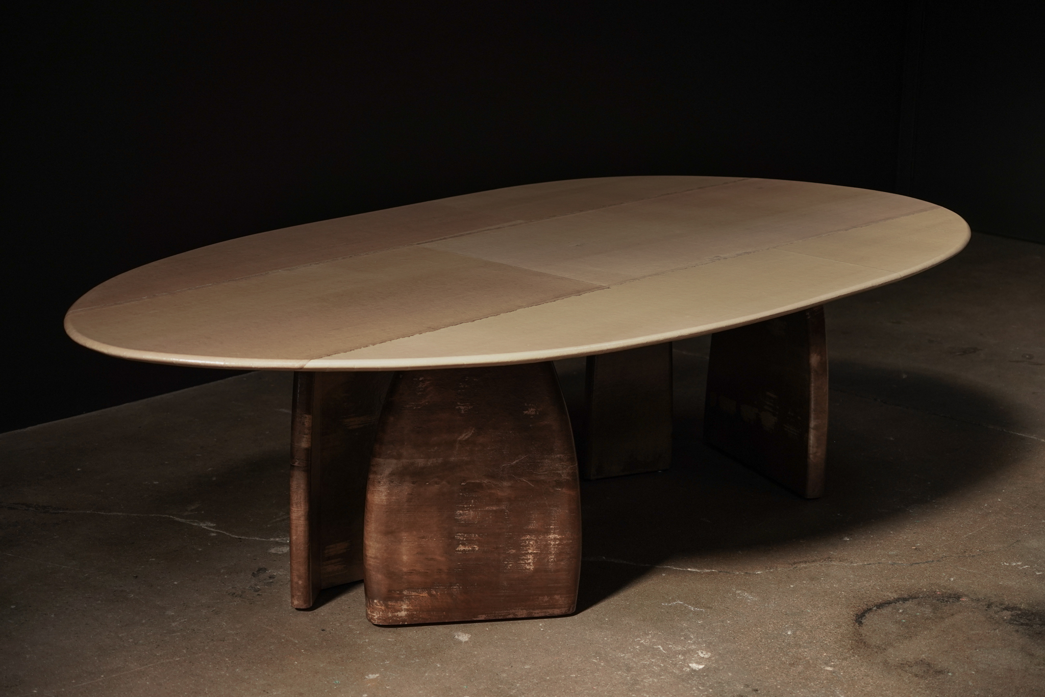 Asahi Paper Dining Table 114, by Studio Vushyan