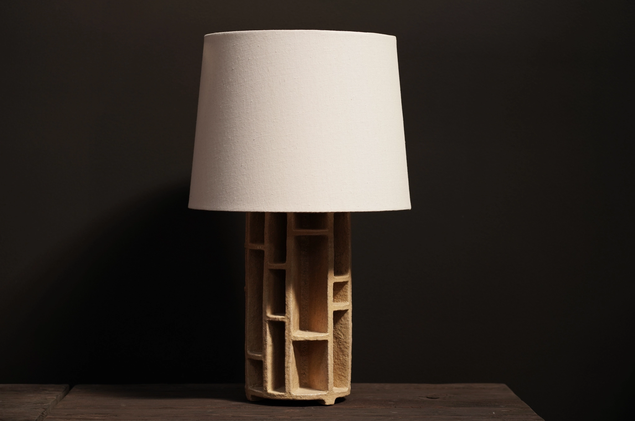 Sculptural Lamp, Tall Straw