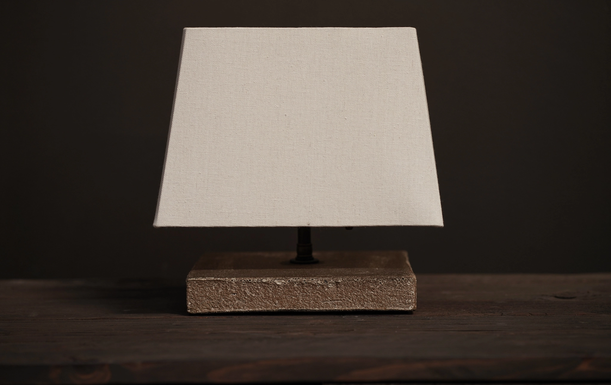 Slab Lamp, Rust