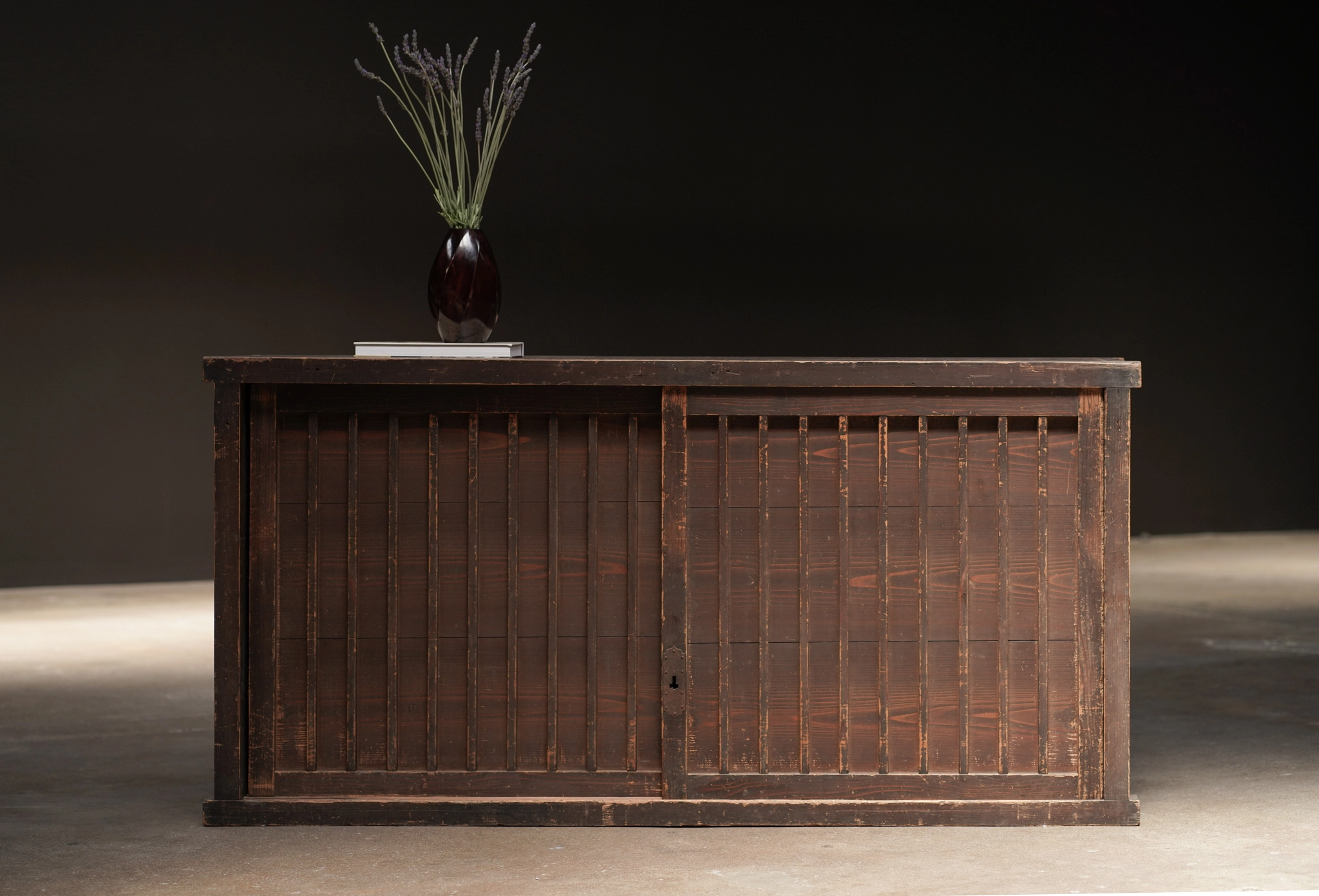 Vertical Slat Tansu, Cedar