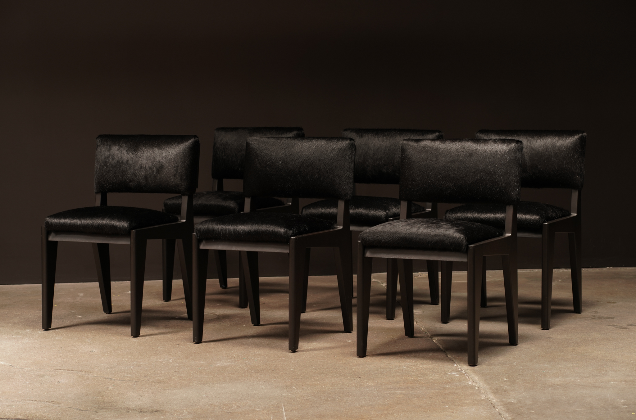 Black Sector Dining Chairs, by Studio Vushyan